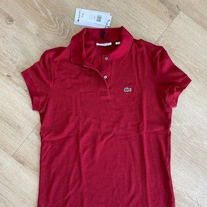 Lacoste Women's Classic Fit Polo Shirt Sz 34 NWT